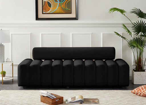 Melody Black Velvet Sofa - Furniture Stars (Chicago, IL)