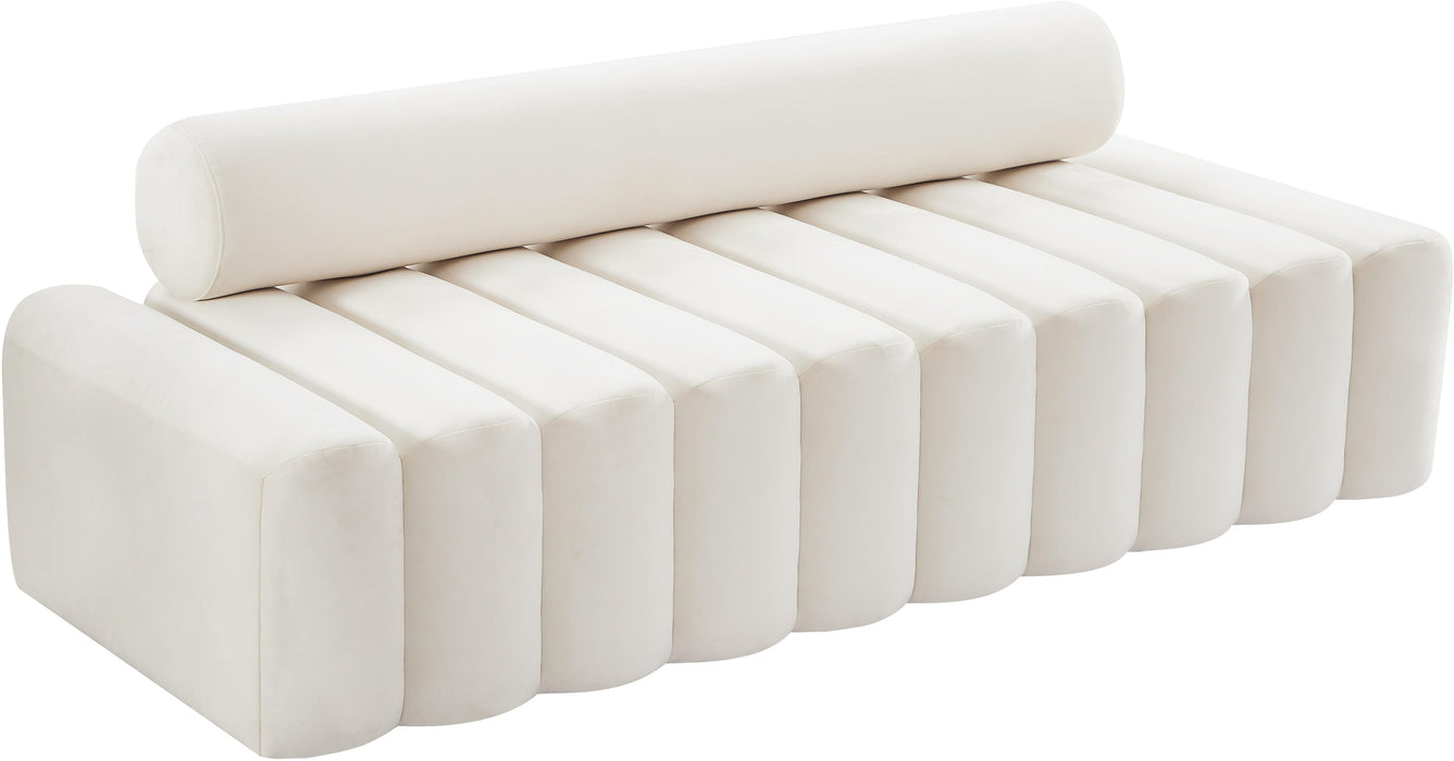 Melody Cream Velvet Sofa - Furniture Stars (Chicago, IL)
