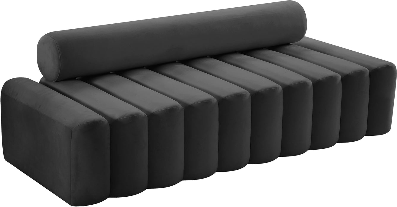 Melody Grey Velvet Sofa - Furniture Stars (Chicago, IL)
