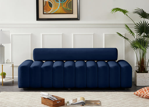 Melody Navy Velvet Sofa - Furniture Stars (Chicago, IL)
