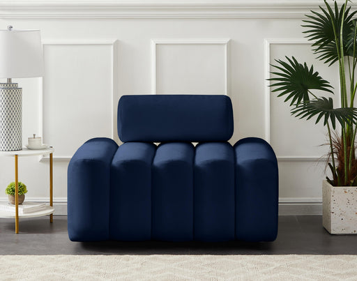 Melody Navy Velvet Chair - Furniture Stars (Chicago, IL)