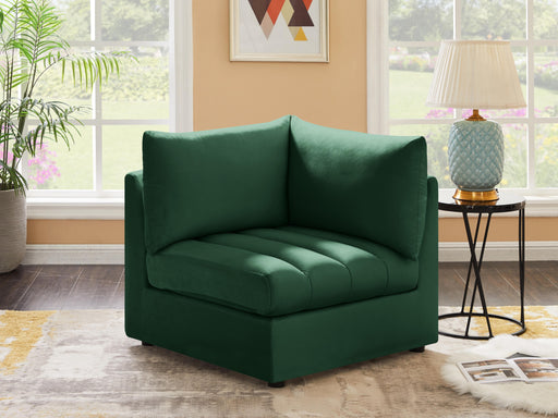 Jacob Green Velvet Corner - Furniture Stars (Chicago, IL)
