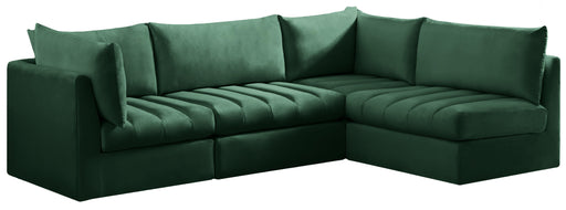 Jacob Green Velvet Modular Sectional - Furniture Stars (Chicago, IL)