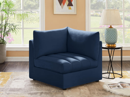 Jacob Navy Velvet Corner - Furniture Stars (Chicago, IL)