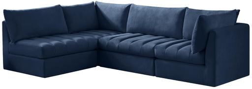 Jacob Navy Velvet Modular Sectional - Furniture Stars (Chicago, IL)