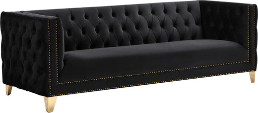 Michelle Black Velvet Sofa - Furniture Stars (Chicago, IL)