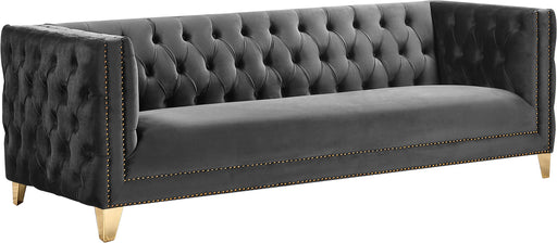 Michelle Grey Velvet Sofa - Furniture Stars (Chicago, IL)