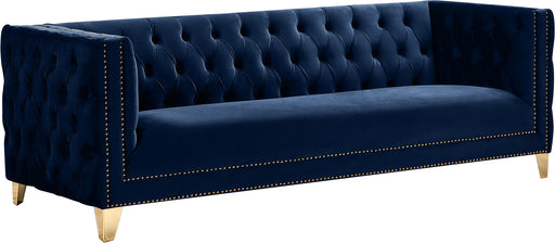 Michelle Navy Velvet Sofa - Furniture Stars (Chicago, IL)