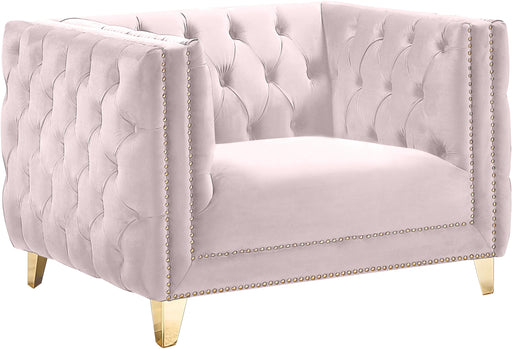 Michelle Pink Velvet Chair - Furniture Stars (Chicago, IL)