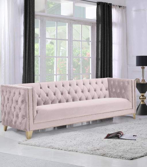 Michelle Pink Velvet Sofa - Furniture Stars (Chicago, IL)