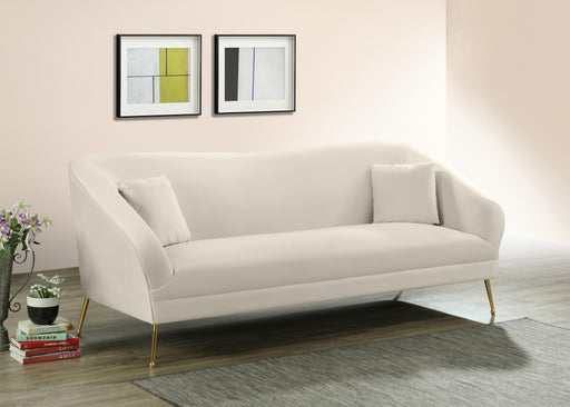 Hermosa Cream Velvet Sofa - Furniture Stars (Chicago, IL)