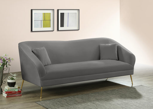 Hermosa Grey Velvet Sofa - Furniture Stars (Chicago, IL)