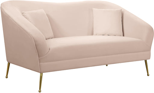 Hermosa Pink Velvet Loveseat - Furniture Stars (Chicago, IL)