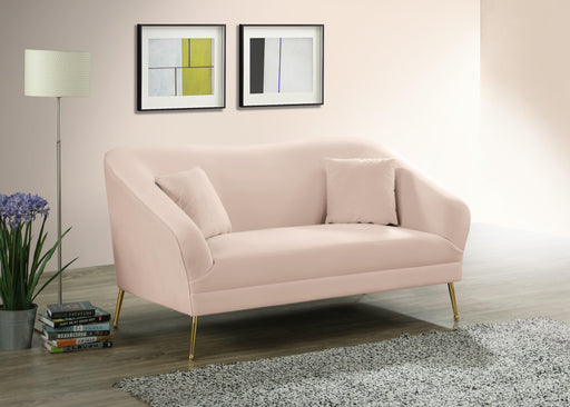Hermosa Pink Velvet Loveseat - Furniture Stars (Chicago, IL)