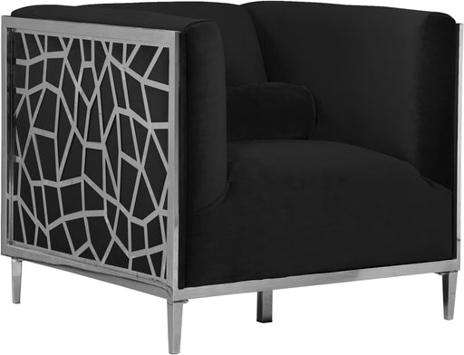 Opal Black Velvet Chair - Furniture Stars (Chicago, IL)