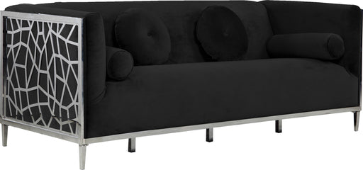 Opal Black Velvet Sofa - Furniture Stars (Chicago, IL)