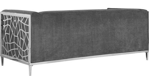 Opal Grey Velvet Sofa - Furniture Stars (Chicago, IL)