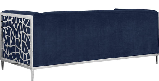 Opal Navy Velvet Sofa - Furniture Stars (Chicago, IL)
