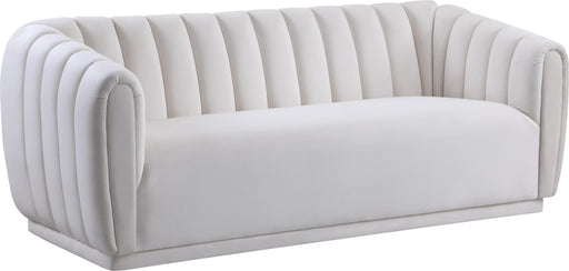 Dixie Cream Velvet Sofa - Furniture Stars (Chicago, IL)