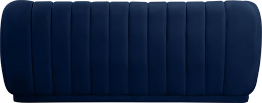 Dixie Navy Velvet Sofa - Furniture Stars (Chicago, IL)