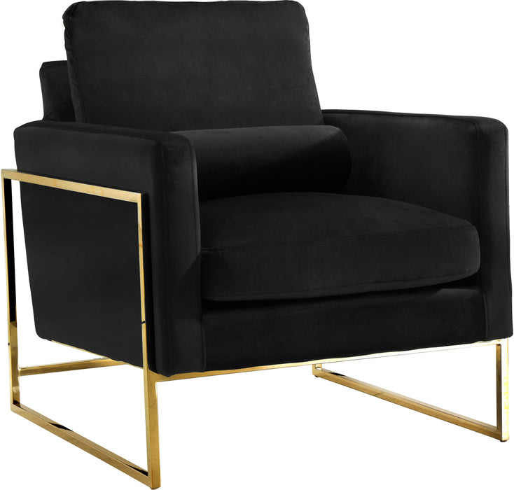 Mila Black Velvet Chair - Furniture Stars (Chicago, IL)