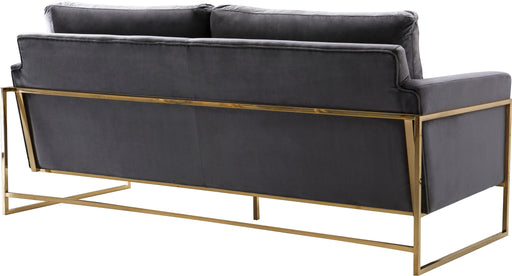 Mila Grey Velvet Sofa - Furniture Stars (Chicago, IL)