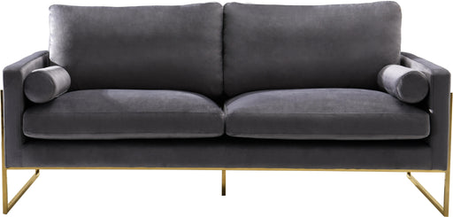 Mila Grey Velvet Sofa - Furniture Stars (Chicago, IL)