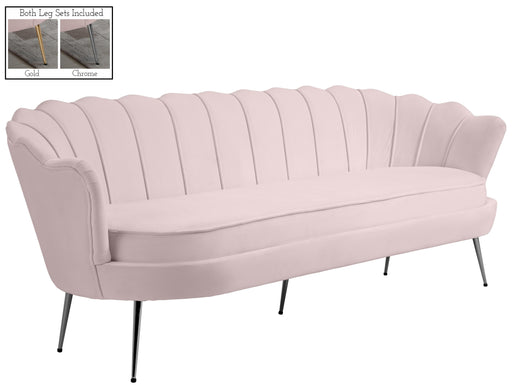 Gardenia Pink Velvet Sofa - Furniture Stars (Chicago, IL)