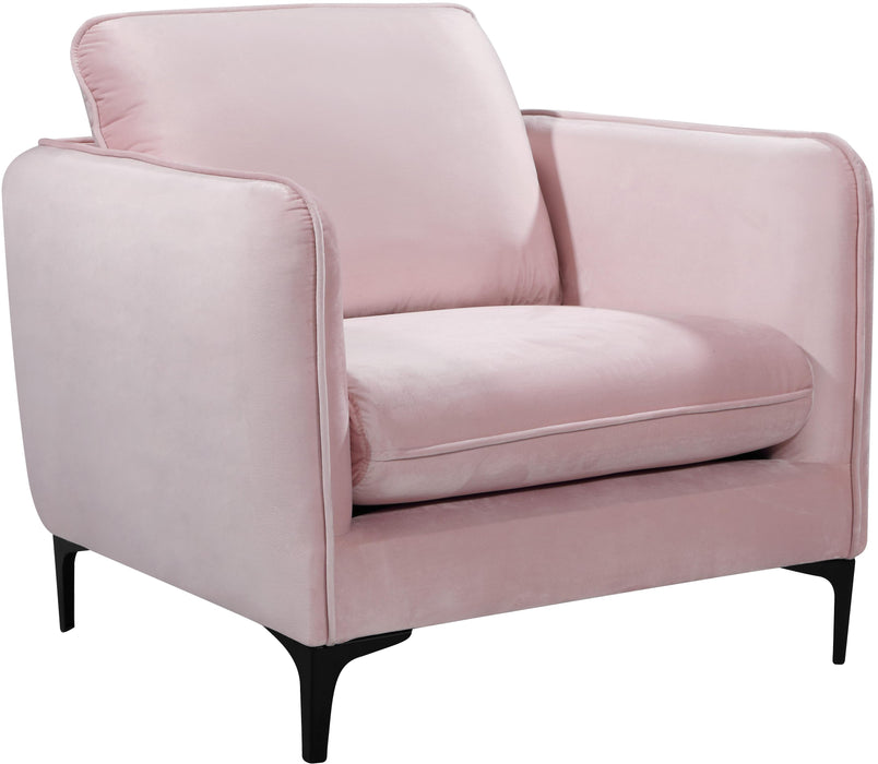 Poppy Pink Velvet Chair - Furniture Stars (Chicago, IL)