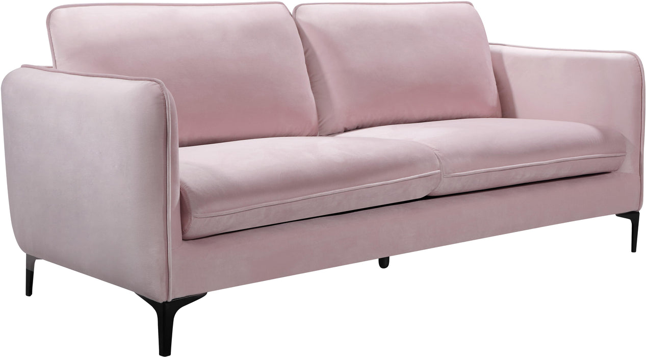 Poppy Pink Velvet Sofa - Furniture Stars (Chicago, IL)