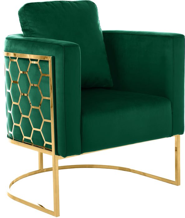 Casa Green Velvet Chair - Furniture Stars (Chicago, IL)