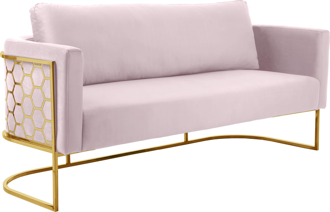 Casa Pink Velvet Sofa - Furniture Stars (Chicago, IL)
