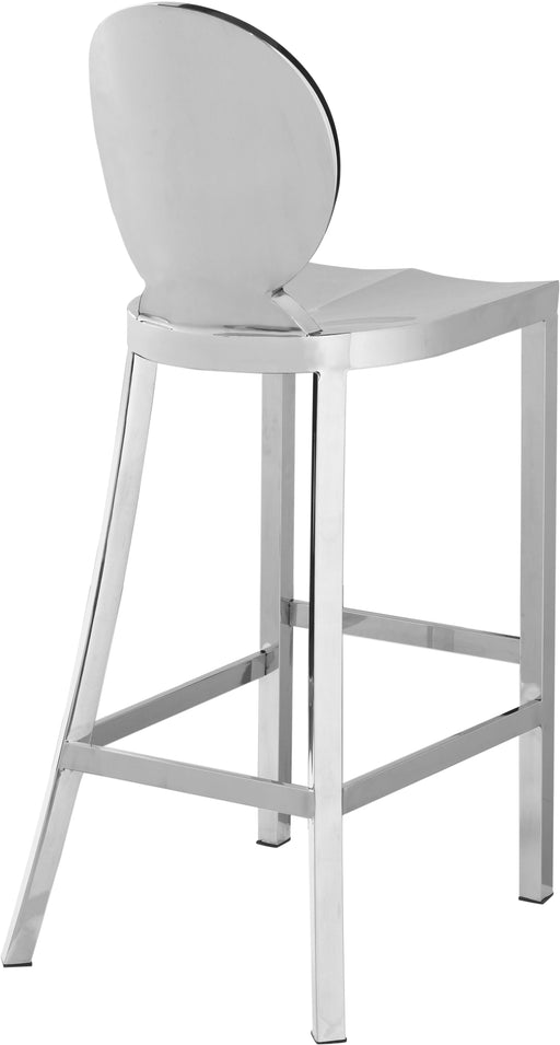 Maddox Chrome Stool - Furniture Stars (Chicago, IL)