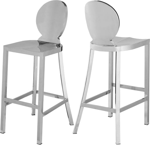 Maddox Chrome Stool - Furniture Stars (Chicago, IL)