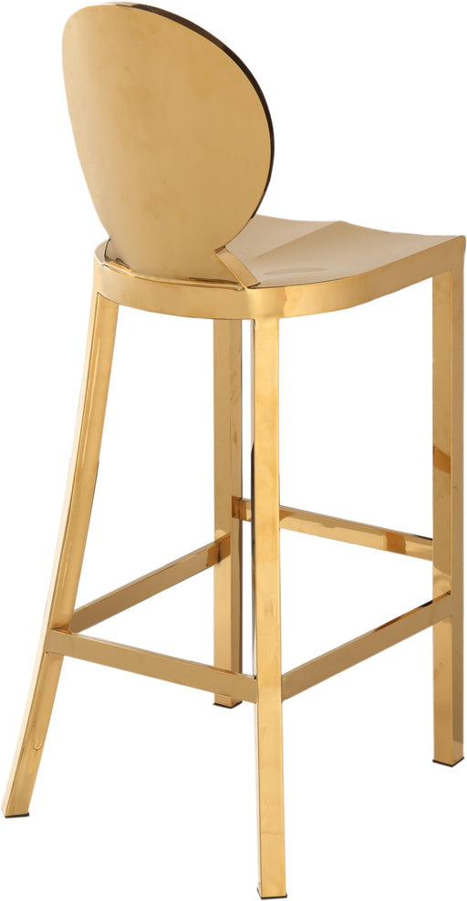 Maddox Gold Stool - Furniture Stars (Chicago, IL)