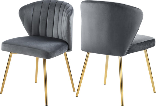 Finley Grey Velvet Dining Chair - Furniture Stars (Chicago, IL)