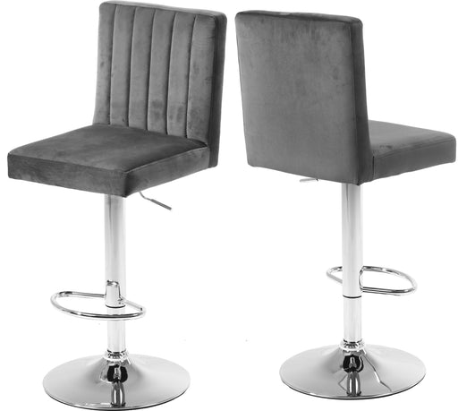 Joel Grey Velvet Adjustable Stool - Furniture Stars (Chicago, IL)