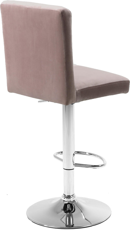 Joel Pink Velvet Adjustable Stool - Furniture Stars (Chicago, IL)