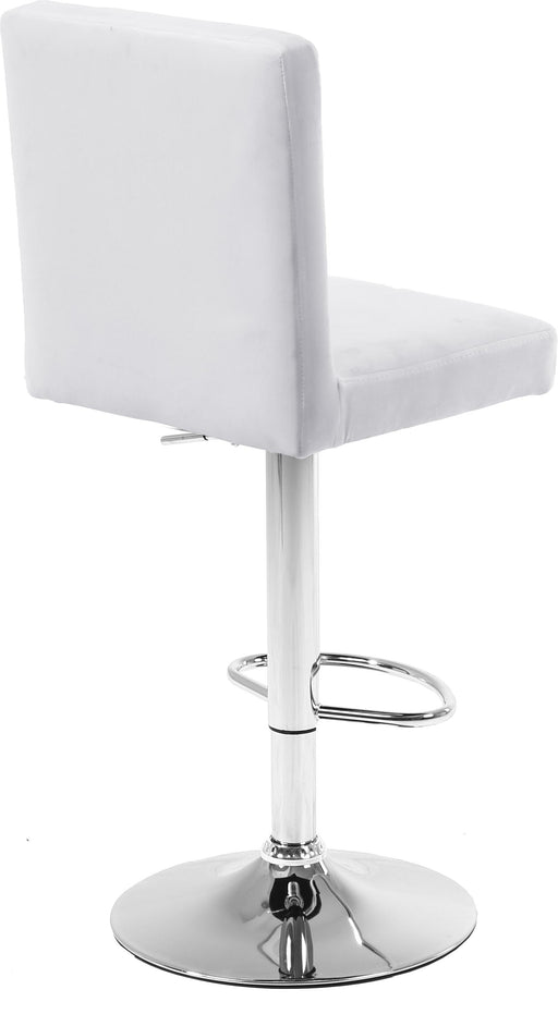 Joel White Velvet Adjustable Stool - Furniture Stars (Chicago, IL)