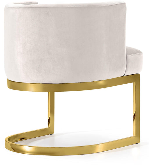 Gianna Cream Velvet Dining Chair - Furniture Stars (Chicago, IL)