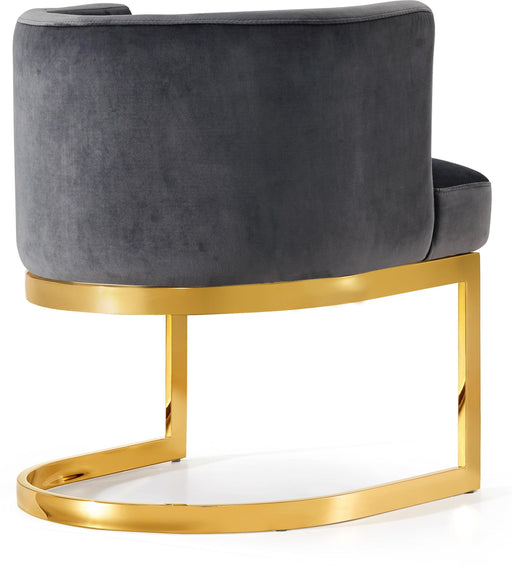 Gianna Grey Velvet Dining Chair - Furniture Stars (Chicago, IL)