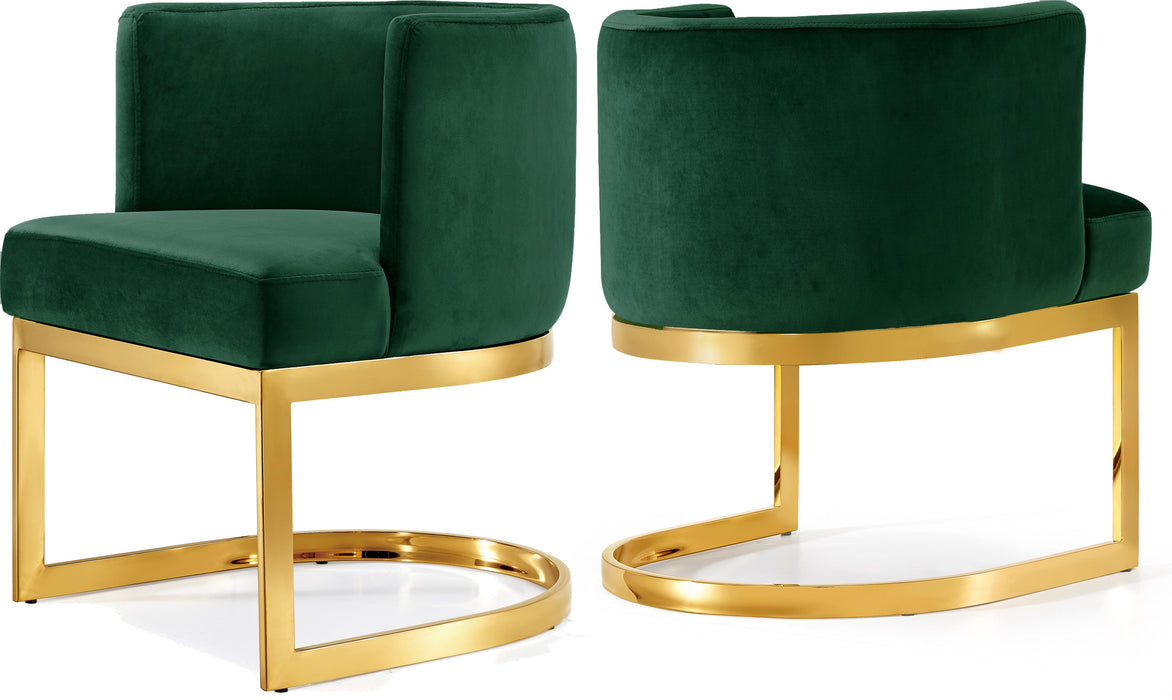 Gianna Green Velvet Dining Chair - Furniture Stars (Chicago, IL)