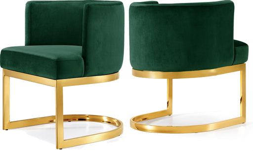 Gianna Green Velvet Dining Chair - Furniture Stars (Chicago, IL)