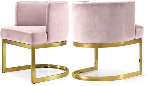 Gianna Pink Velvet Dining Chair - Furniture Stars (Chicago, IL)