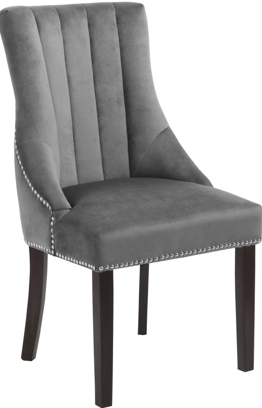 Oxford Grey Velvet Dining Chair - Furniture Stars (Chicago, IL)
