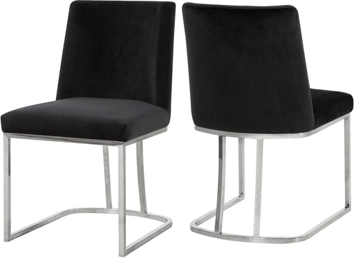 Heidi Black Velvet Dining Chair - Furniture Stars (Chicago, IL)