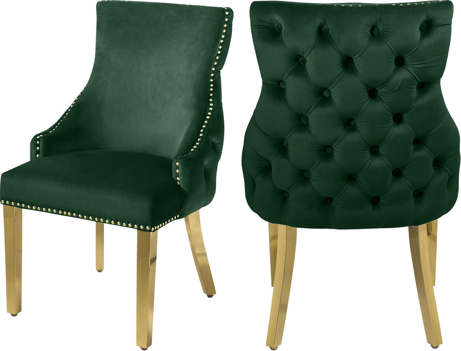 Tuft Green Velvet Dining Chair - Furniture Stars (Chicago, IL)