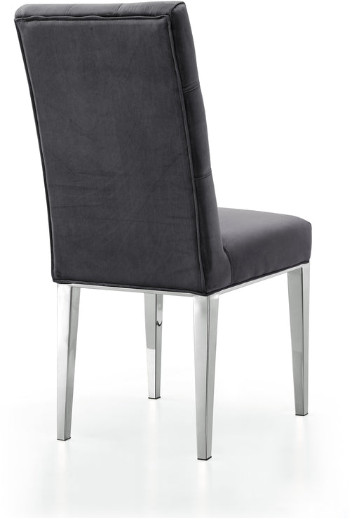 Juno Grey Velvet Dining Chair - Furniture Stars (Chicago, IL)