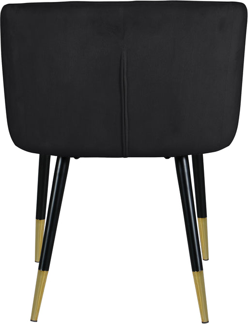 Louise Black Velvet Dining Chair - Furniture Stars (Chicago, IL)
