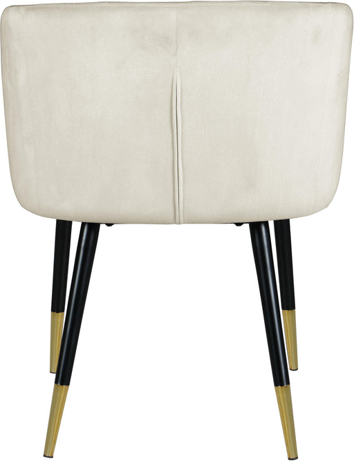 Louise Cream Velvet Dining Chair - Furniture Stars (Chicago, IL)